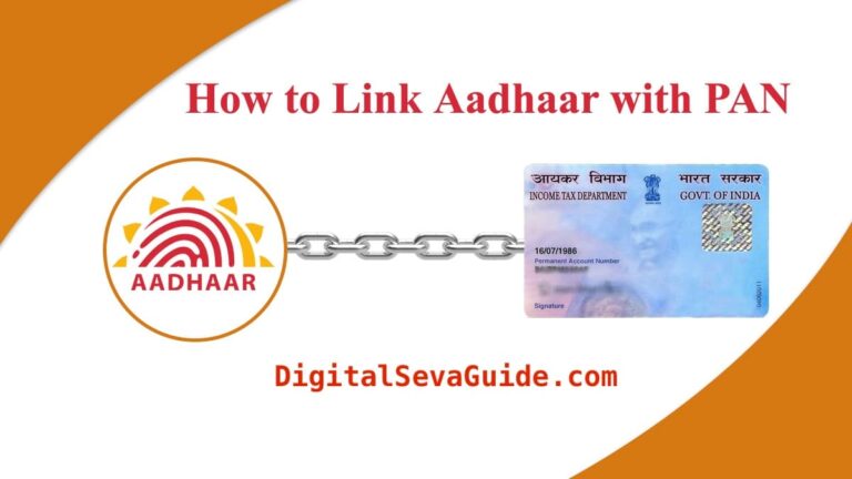 Link Aadhaar with PAN Card online